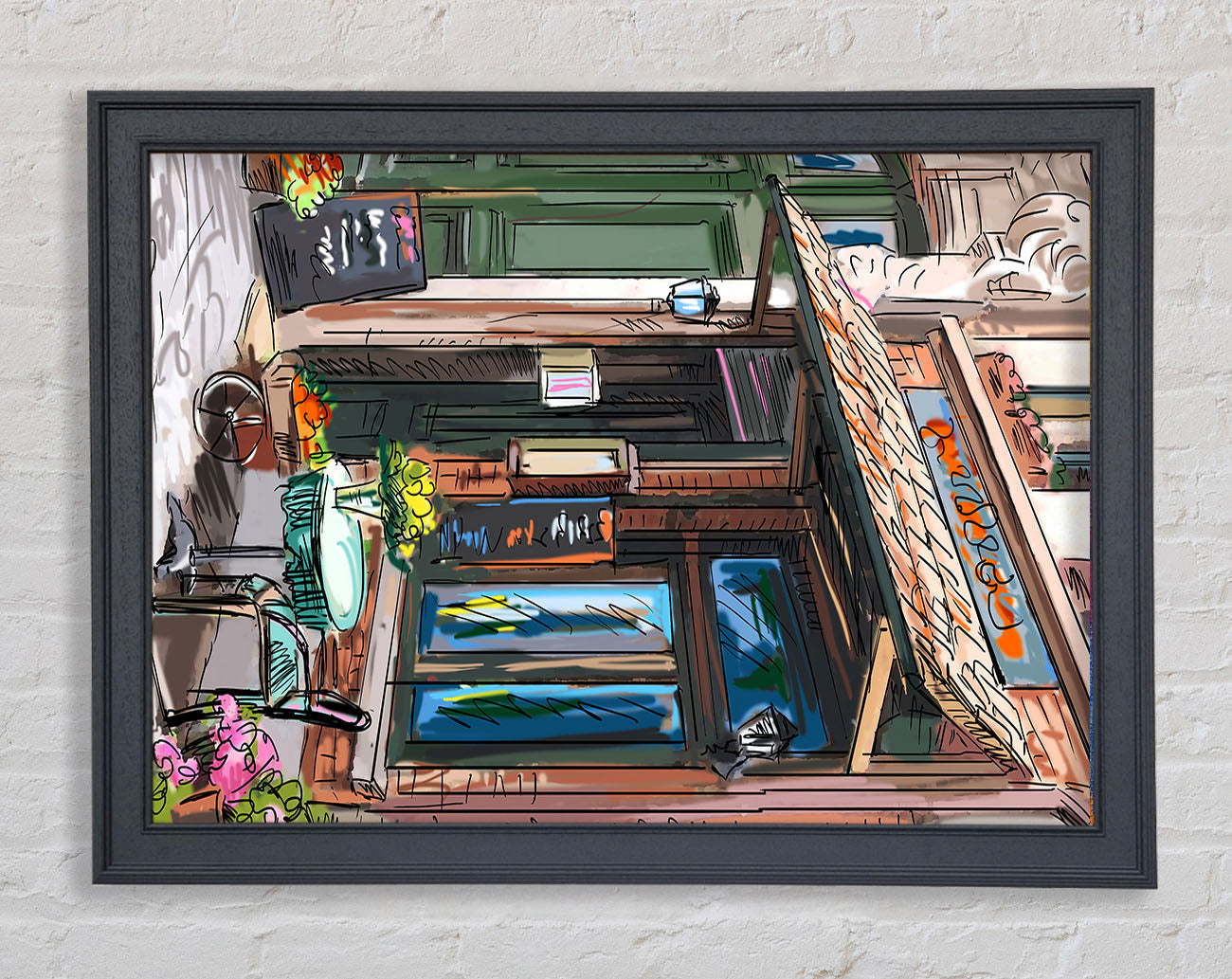 City Streets 3 Framed Wall Art