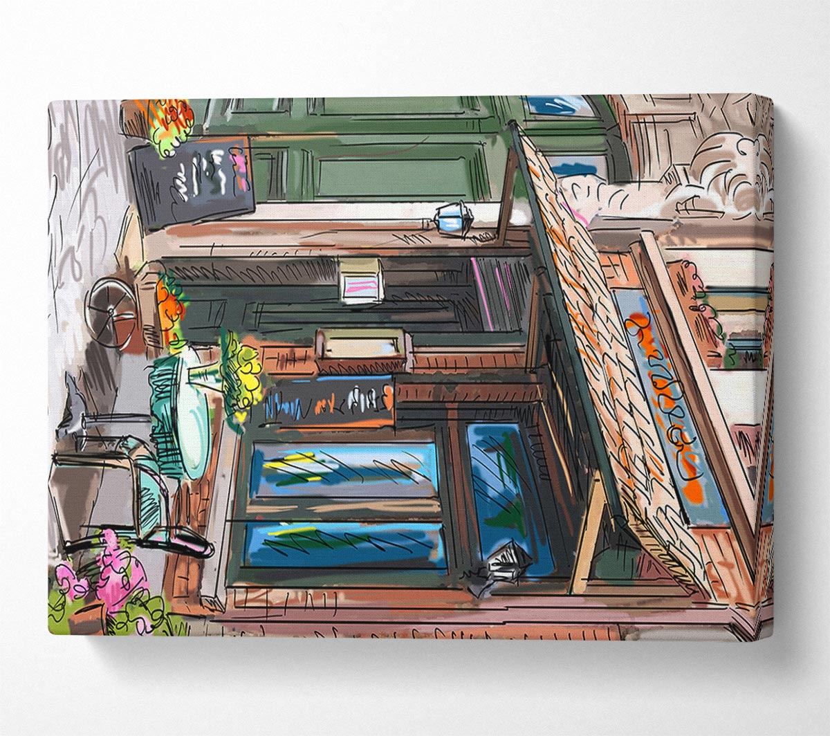 City Streets 3 Canvas Wall Art