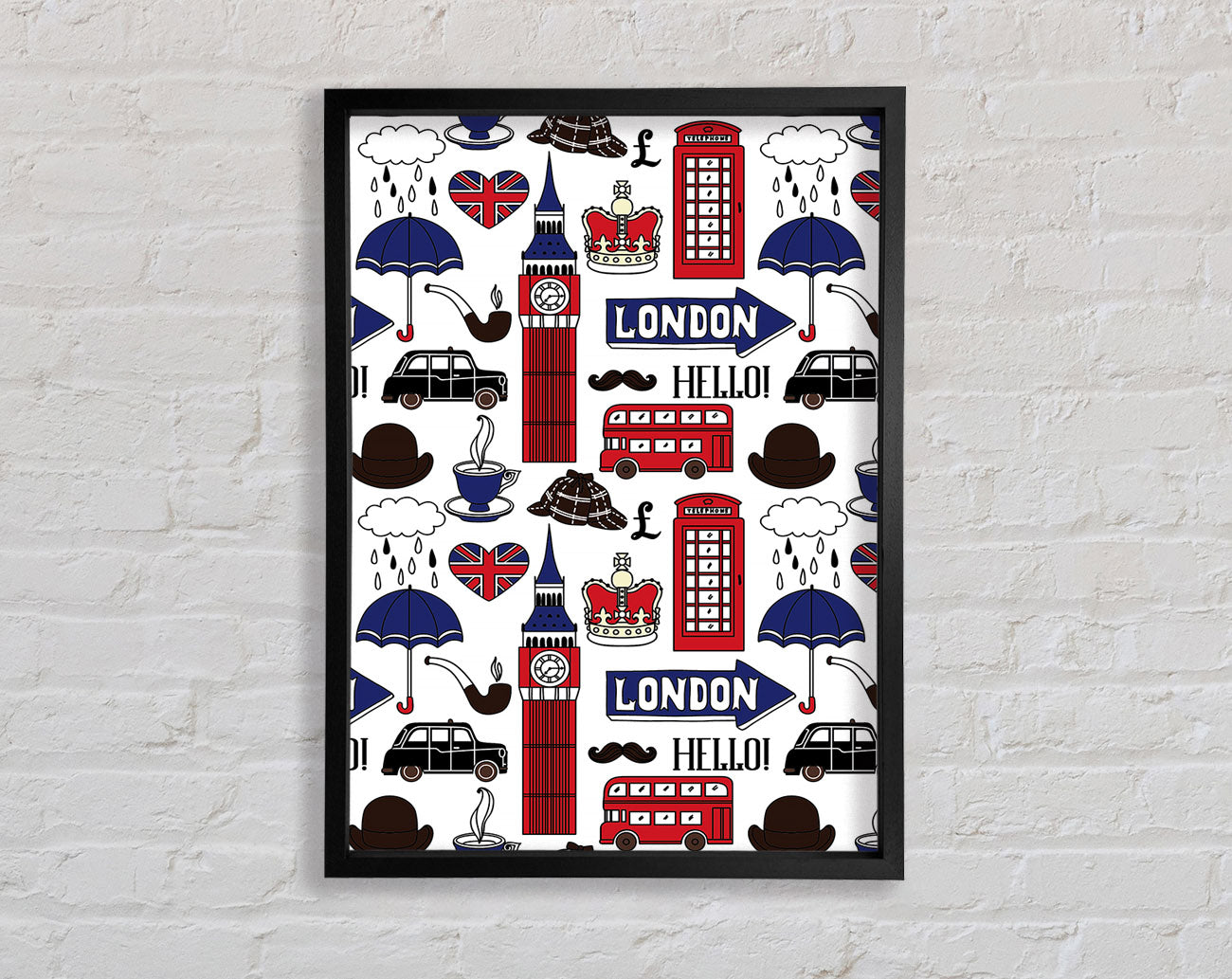 Always Bring An Umbrella Framed Wall Art