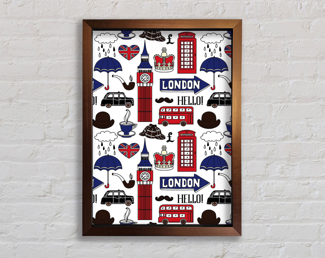 Always Bring An Umbrella Framed Wall Art