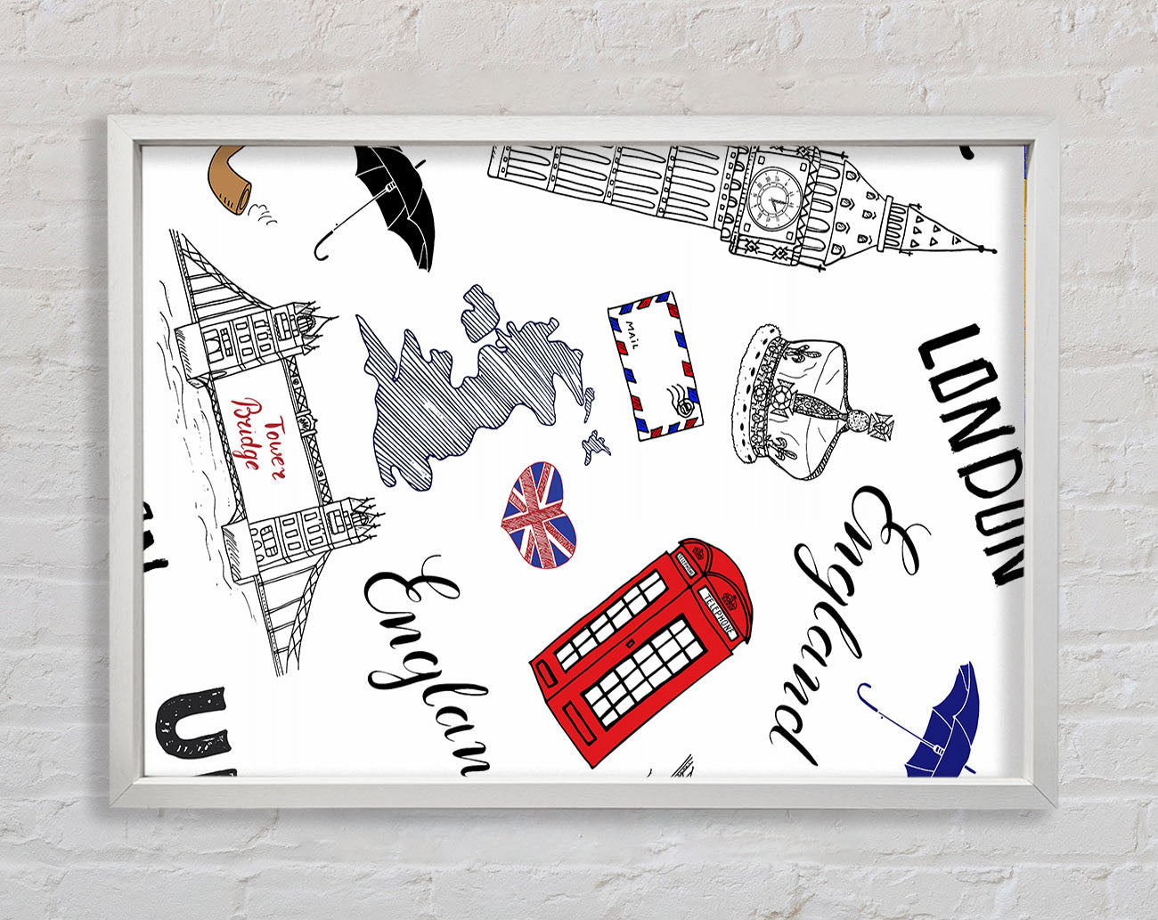 Attractions Of The City 4 Framed Wall Art