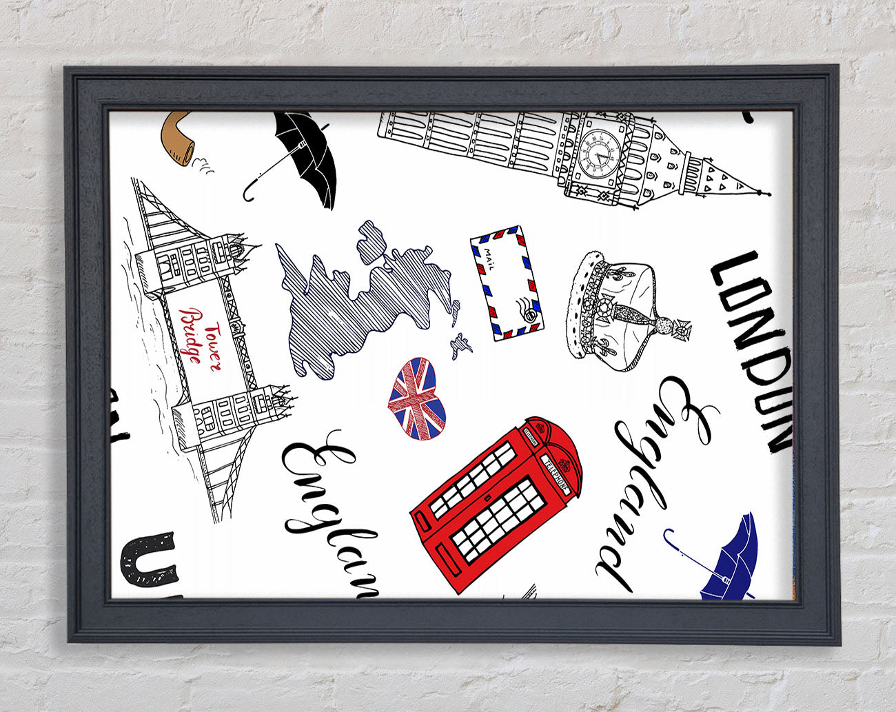 Attractions Of The City 4 Framed Wall Art