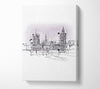 Purple Houses Of Parliament Canvas Wall Art