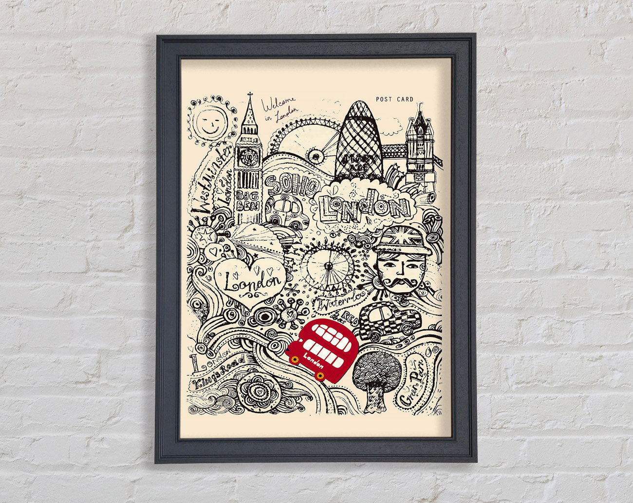 Attractions Of The City 8 Framed Wall Art