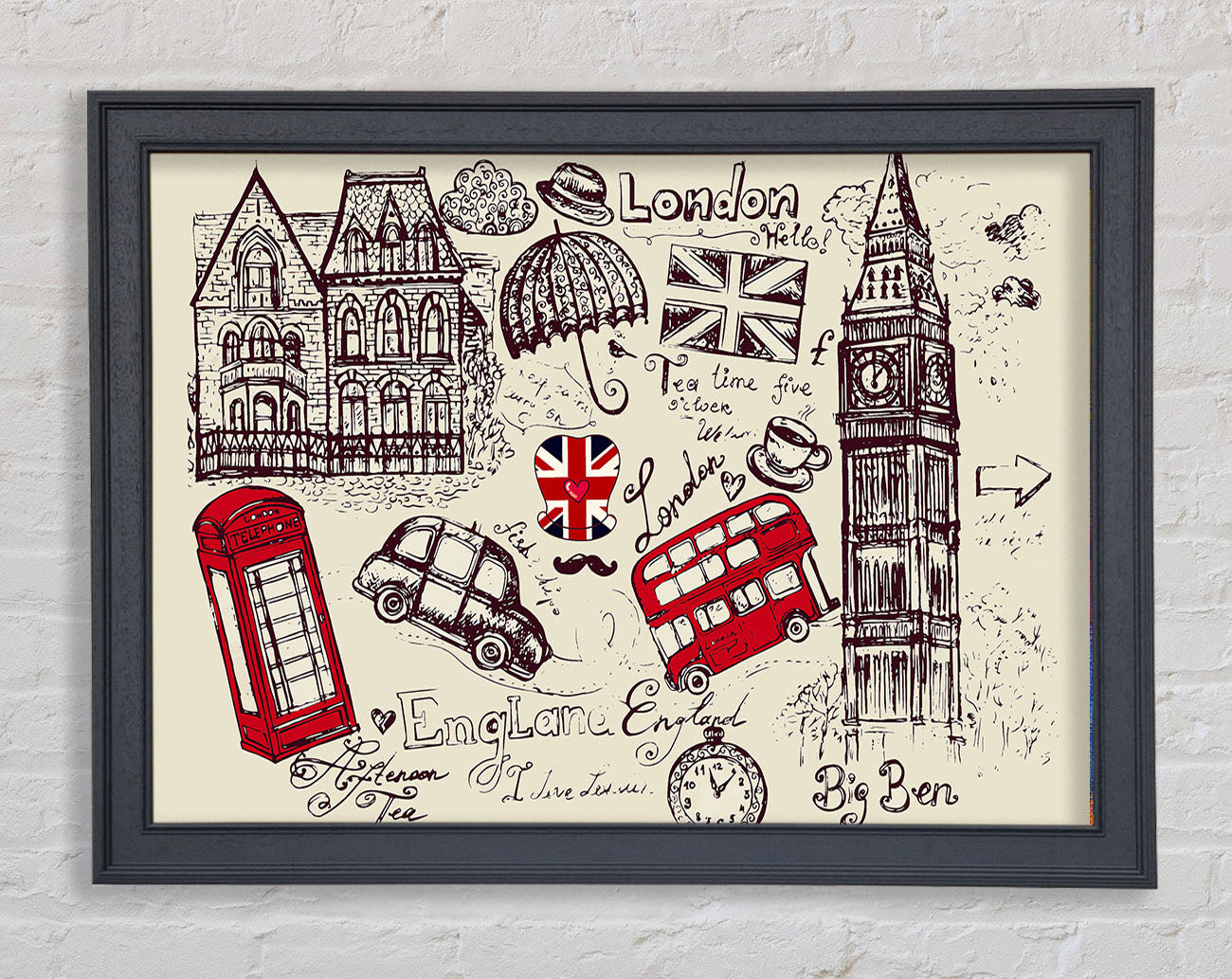 Attractions Of The City 5 Framed Wall Art