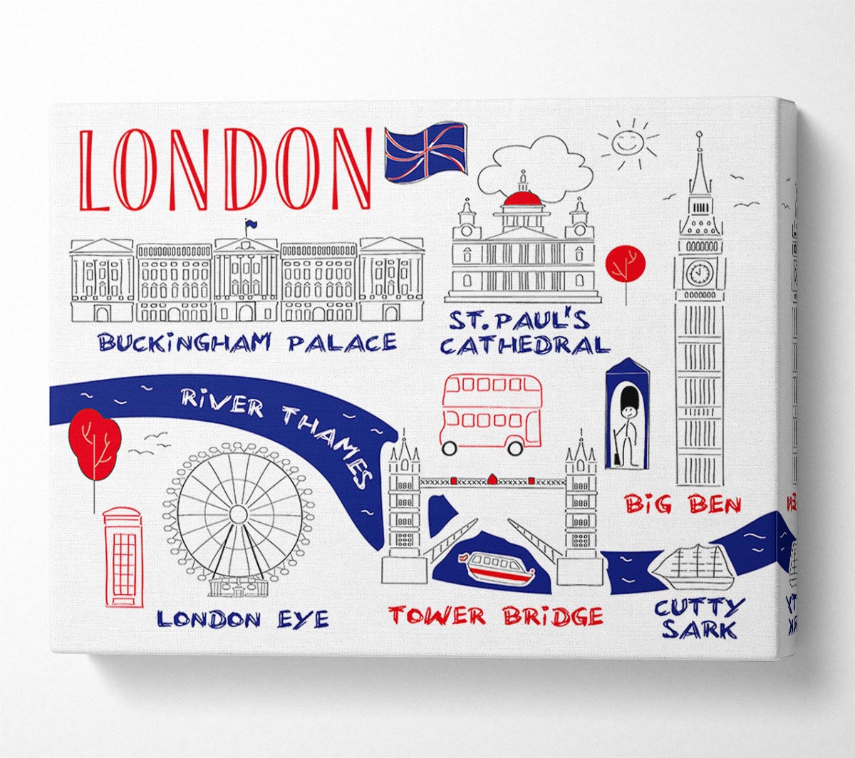 Things Not To Miss In The City Canvas Wall Art