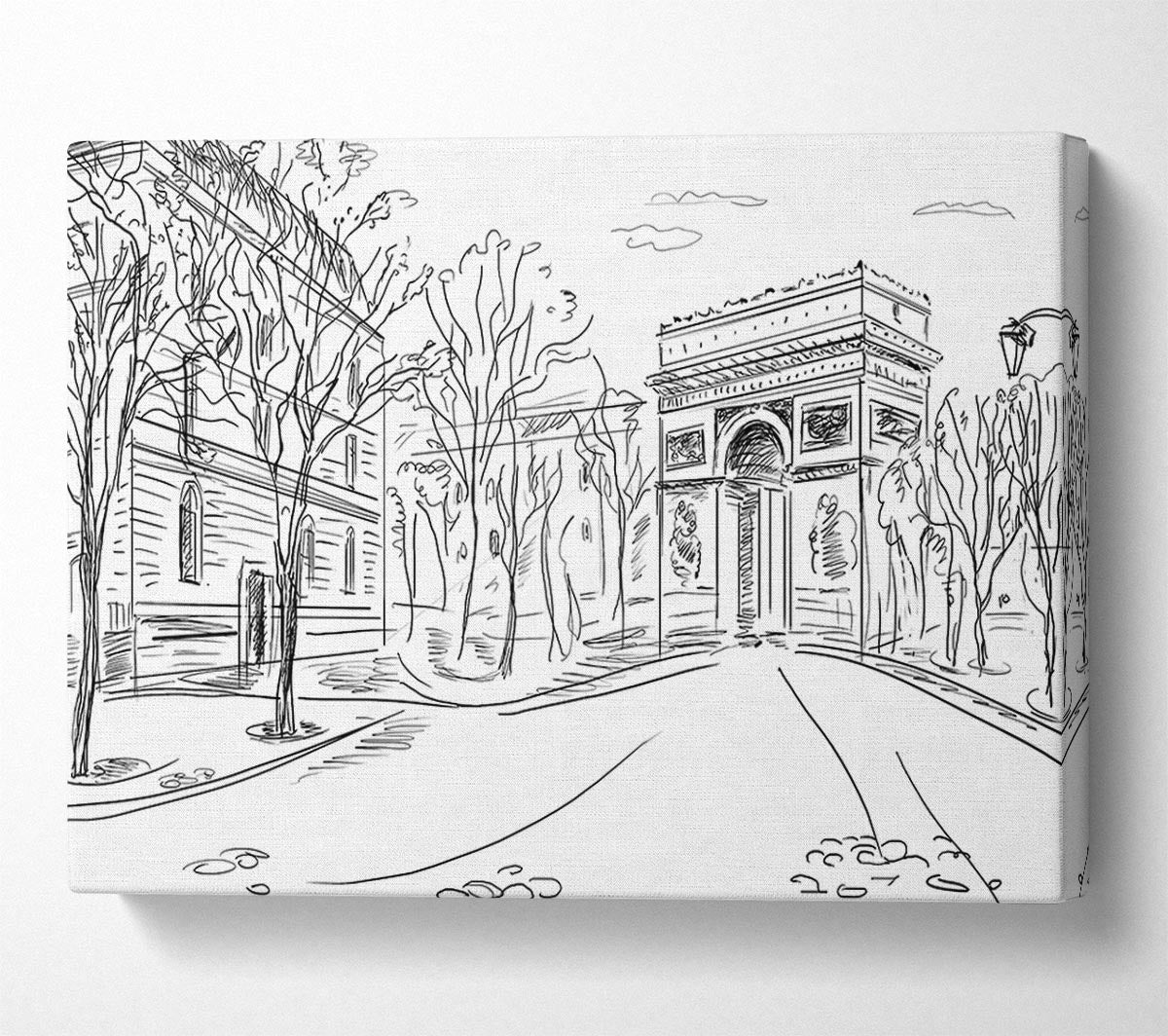 Arc De Triomphe 1 Canvas Wall Art