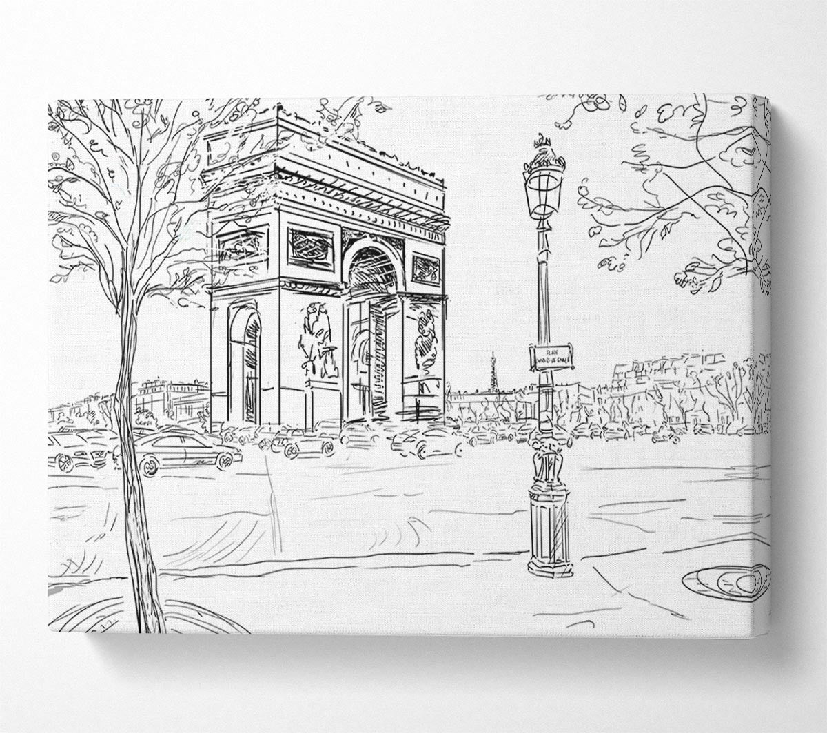 Arc De Triomphe 2 Canvas Wall Art