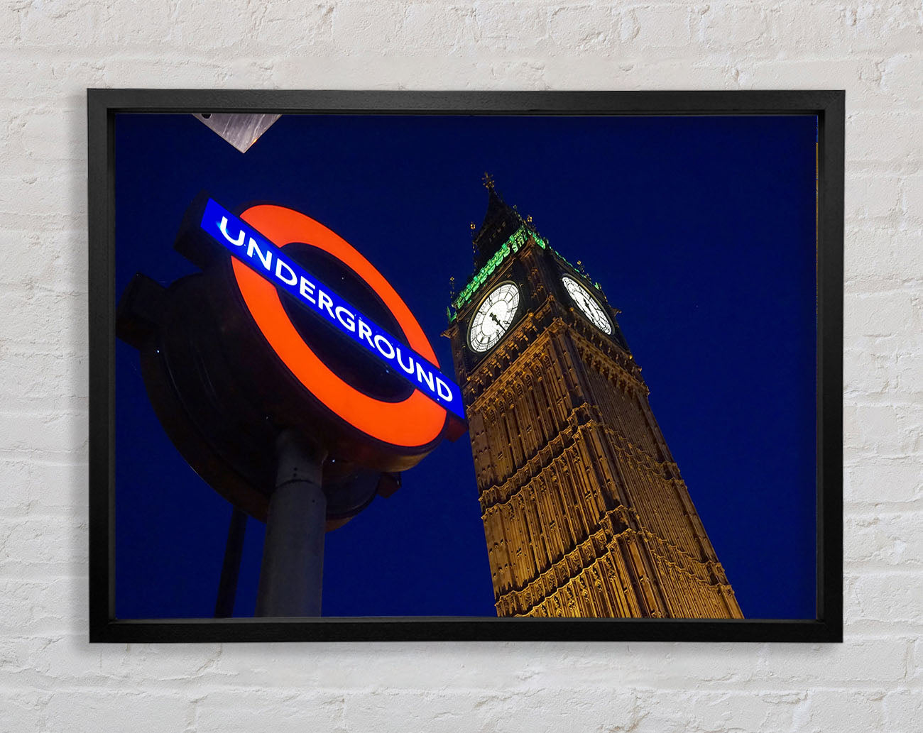 Big Ben Underground Framed Wall Art