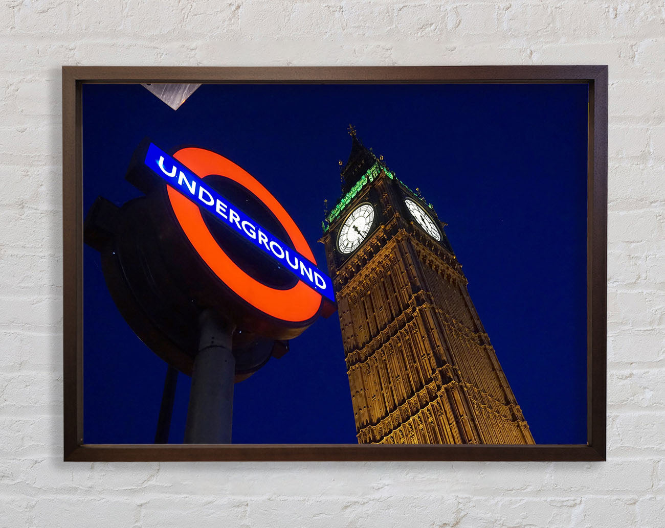 Big Ben Underground Framed Wall Art