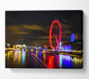 The London Eye Night Canvas Wall Art