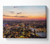 Ariel Twilight View Canvas Wall Art