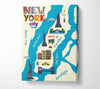 NYC Map Canvas Wall Art