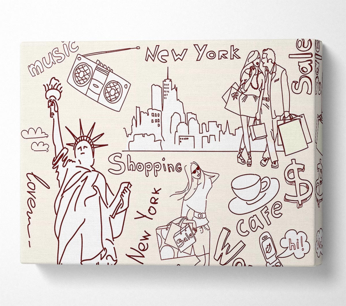 Love NY Canvas Wall Art