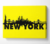 Yellow NYC Canvas Wall Art