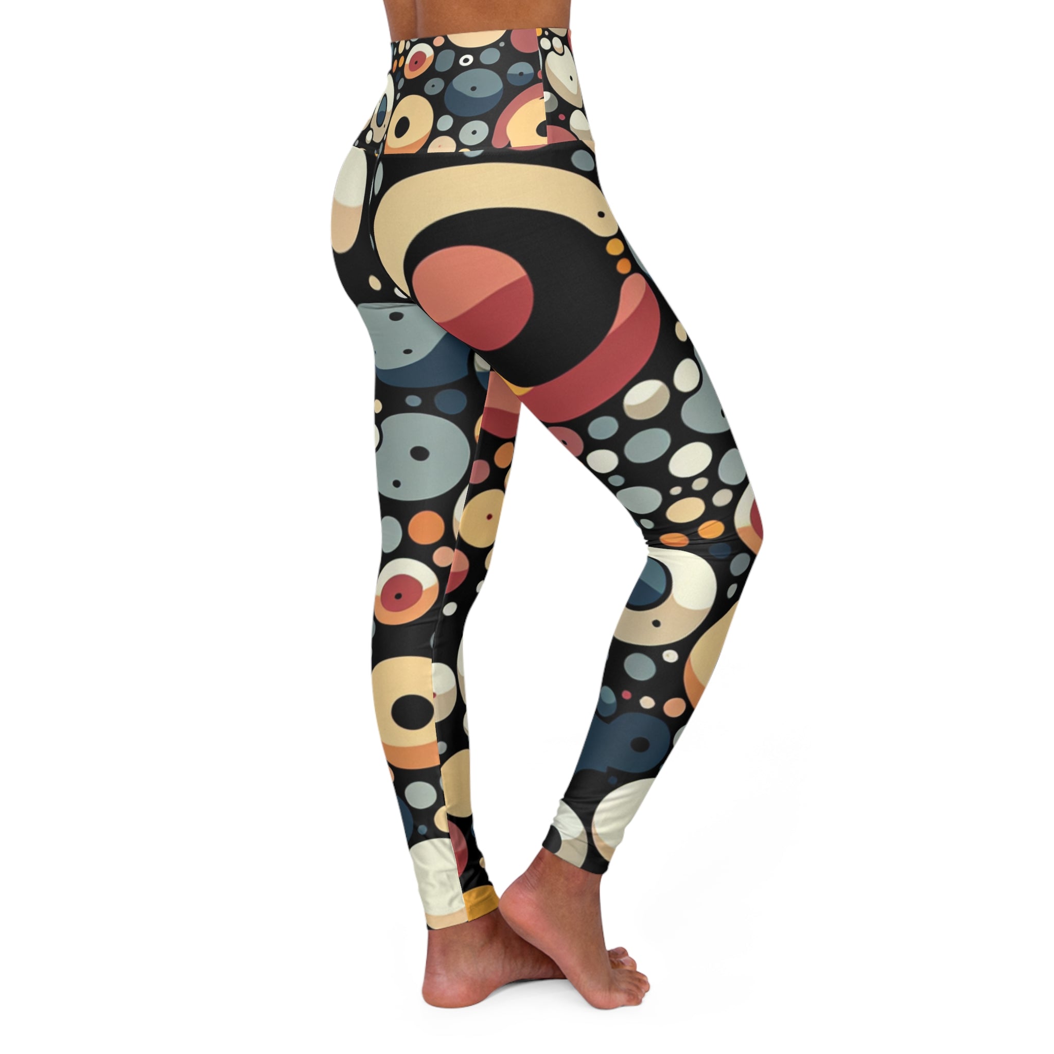 Emerson Belleau High-Waisted Patterned Leggings - Modern Design for Comfort and Style