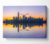 Perfect Sunset Reflections Canvas Wall Art