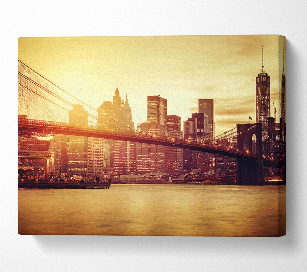 Brooklyn Bridge Splendour Canvas Wall Art