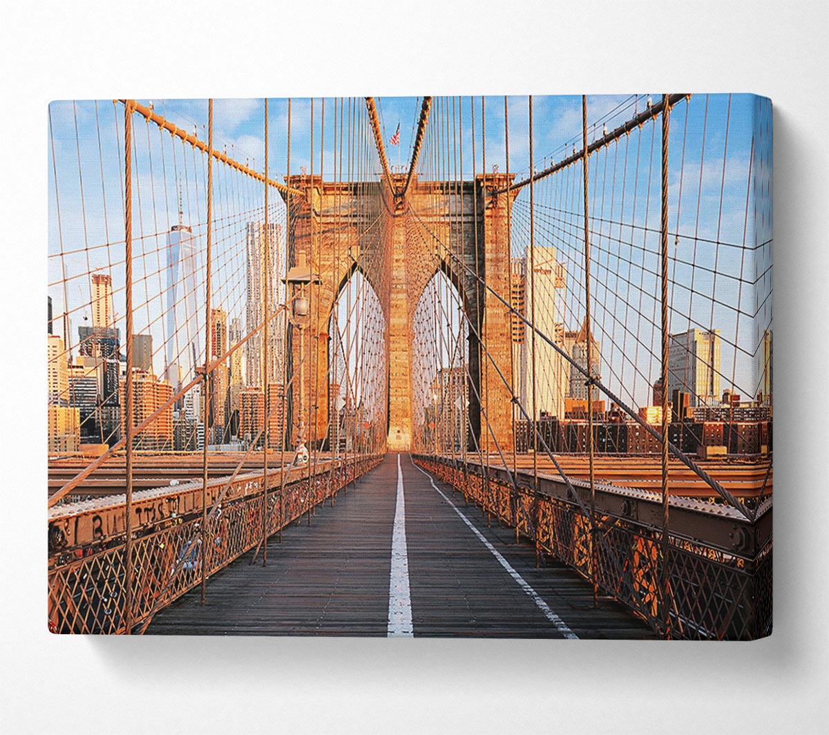 Brooklyn Bridge Structure Canvas Wall Art