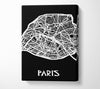Map Of The City 7 Canvas Wall Art