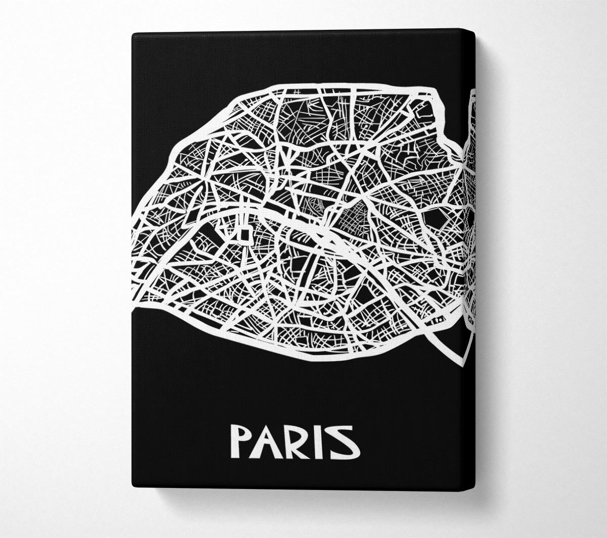 Map Of The City 7 Canvas Wall Art