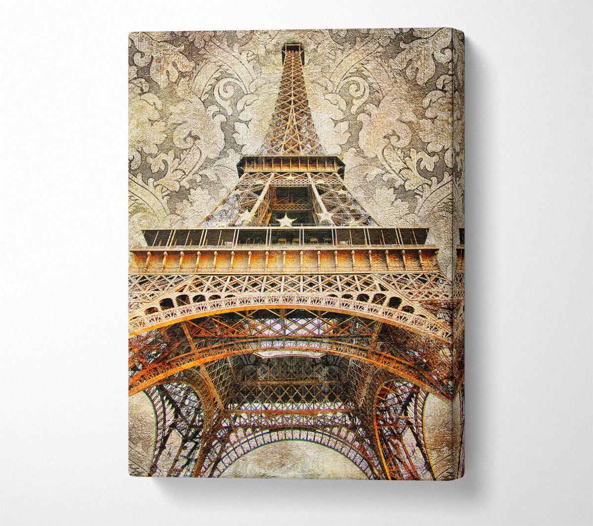 Eiffel Tower Retro 3 Canvas Wall Art