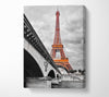 Eiffel Tower Over The River Seine 5 Canvas Wall Art