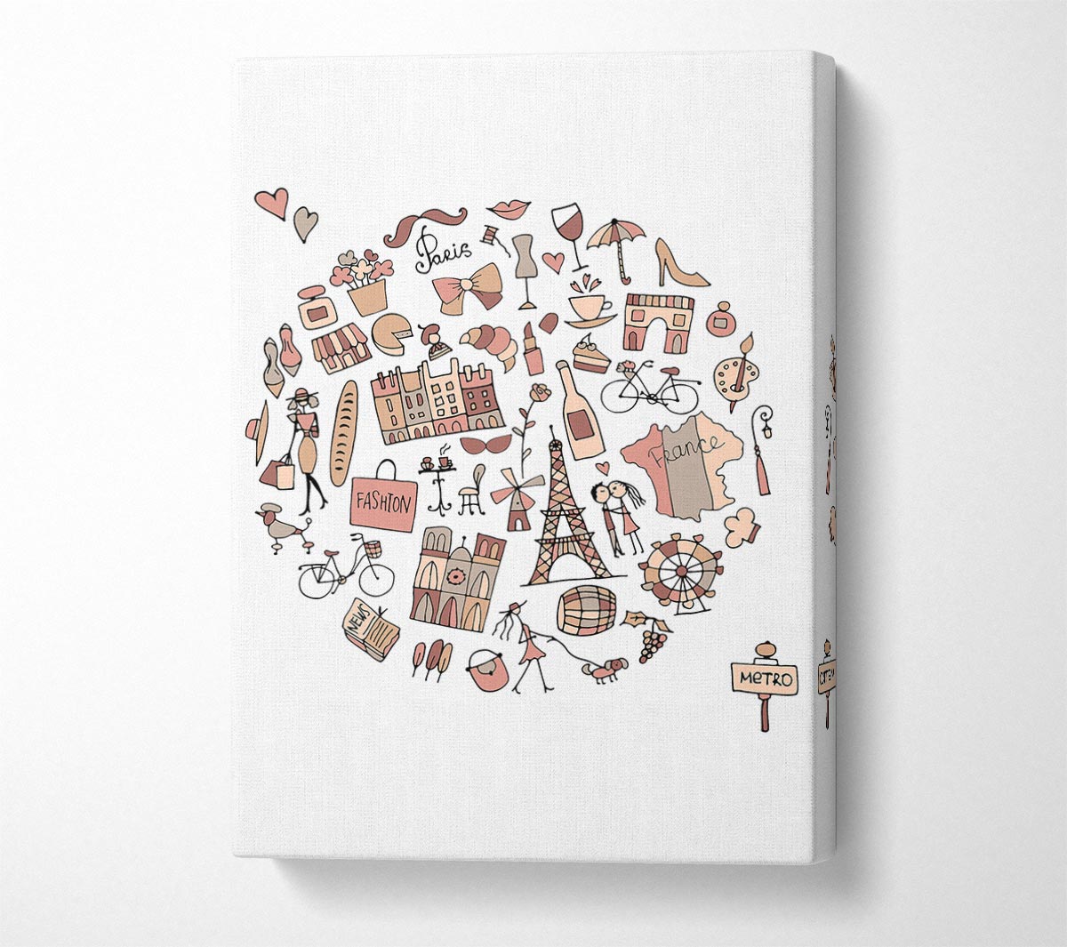 Things To Do In The City 2 Canvas Wall Art