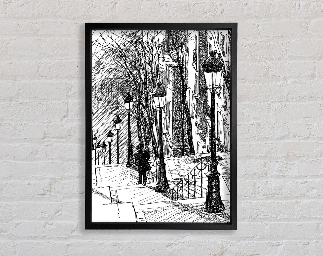 City Streets 1 Framed Wall Art