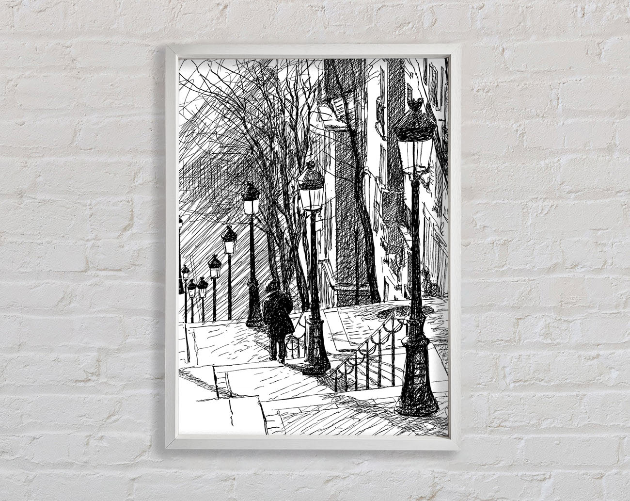 City Streets 1 Framed Wall Art