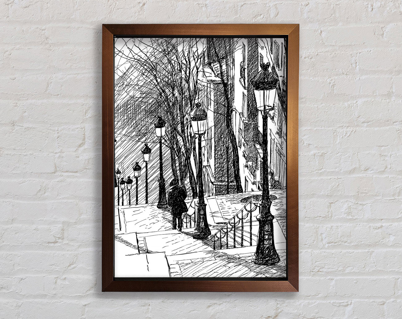 City Streets 1 Framed Wall Art