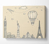 Famous Citys Of The Europe 3 Canvas Wall Art