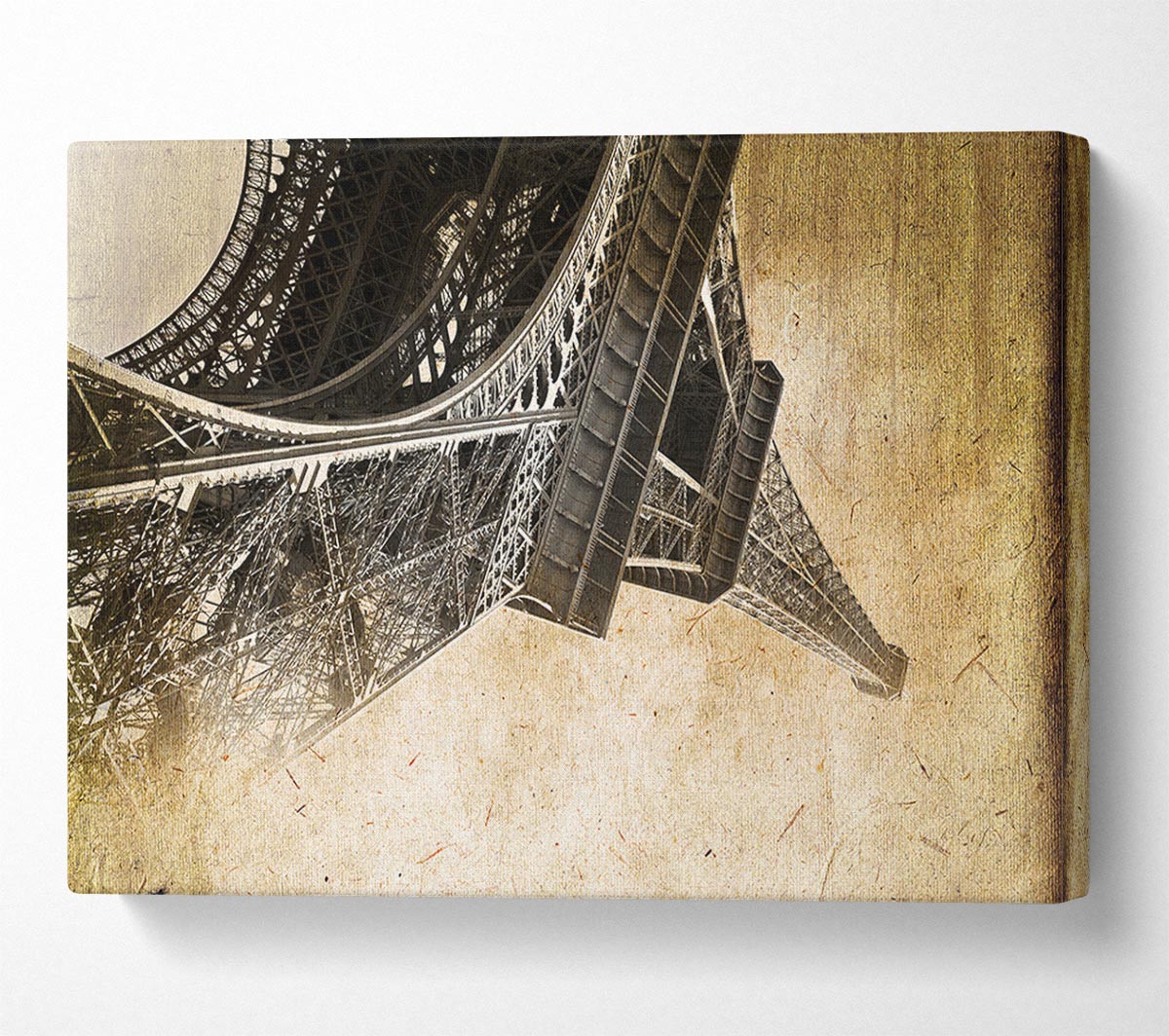 Eiffel Tower Retro 10 Canvas Wall Art