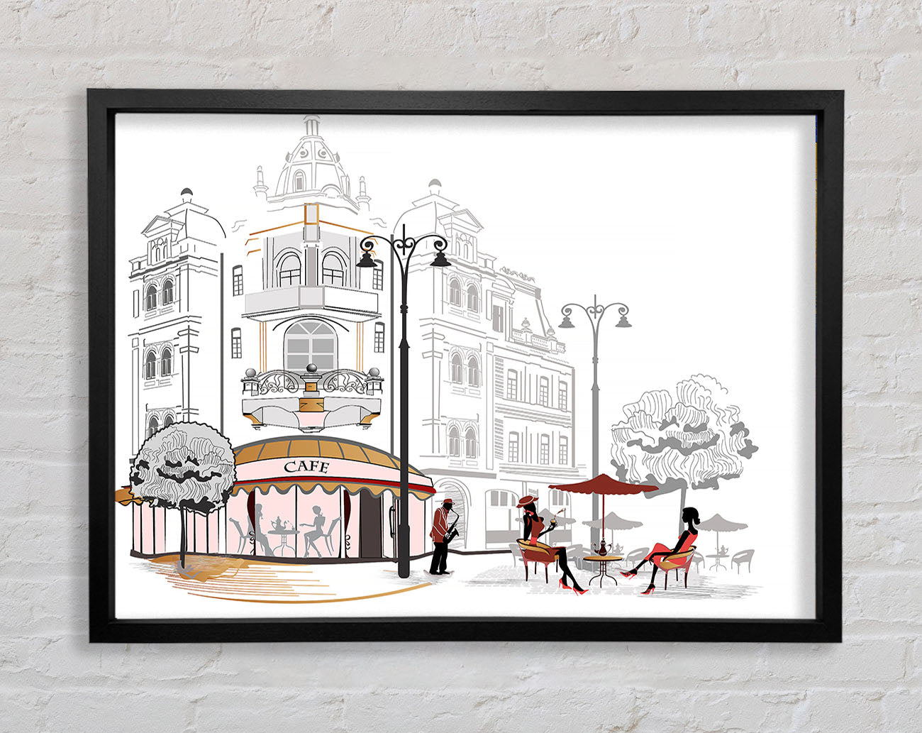 City Streets 6 Framed Wall Art
