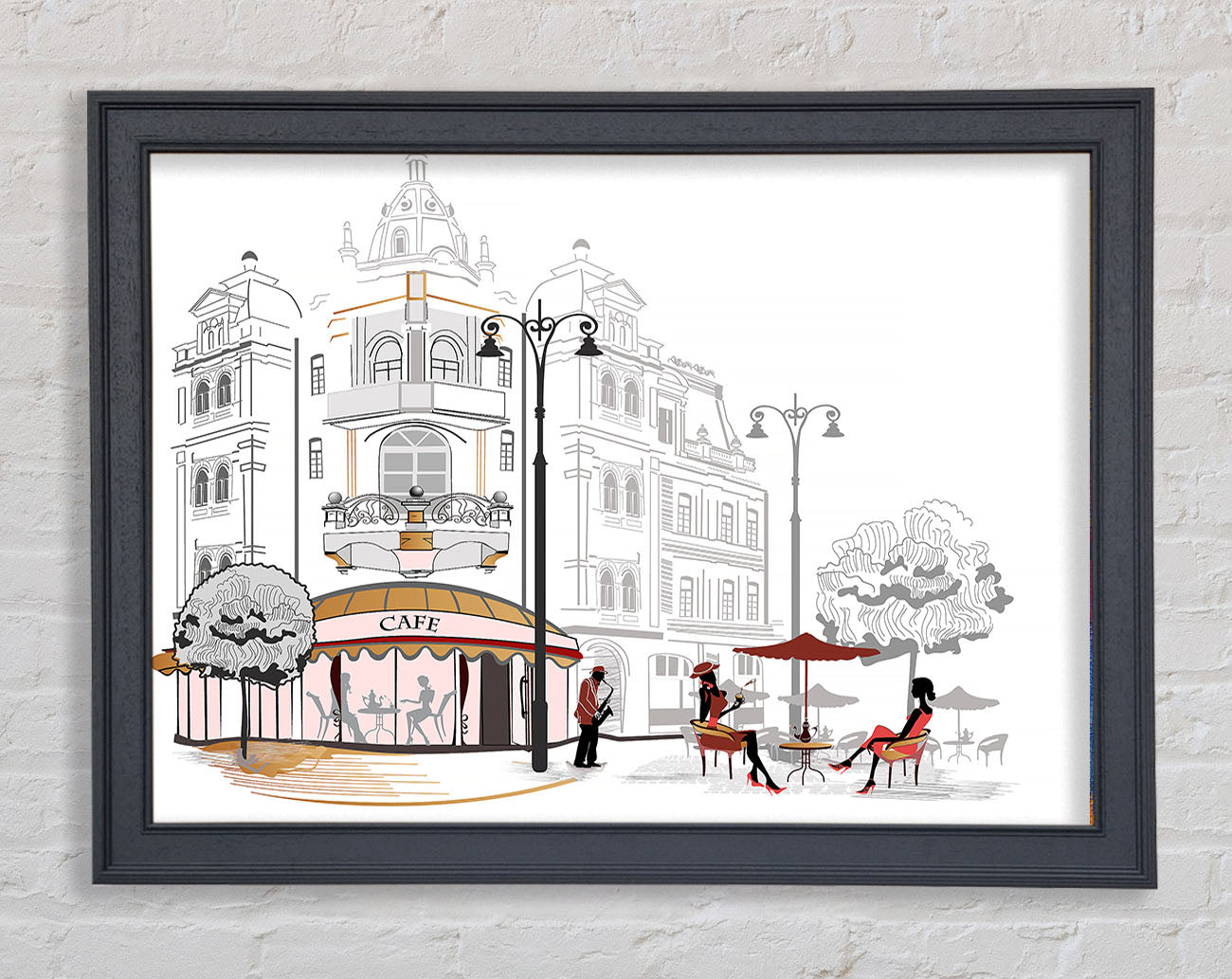 City Streets 6 Framed Wall Art