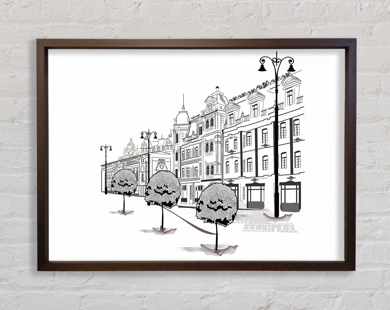 City Streets 7 Framed Wall Art