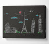 Famous Citys Of The Europe 1 Canvas Wall Art