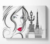 Eiffel Tower Chic 6 Canvas Wall Art