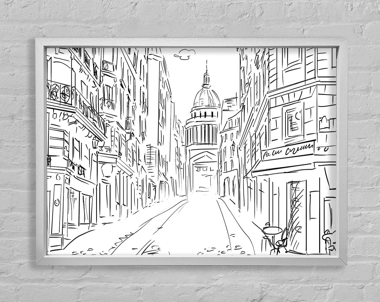 City Streets 9 Framed Wall Art