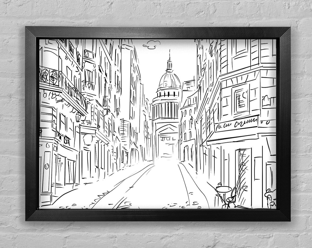 City Streets 9 Framed Wall Art