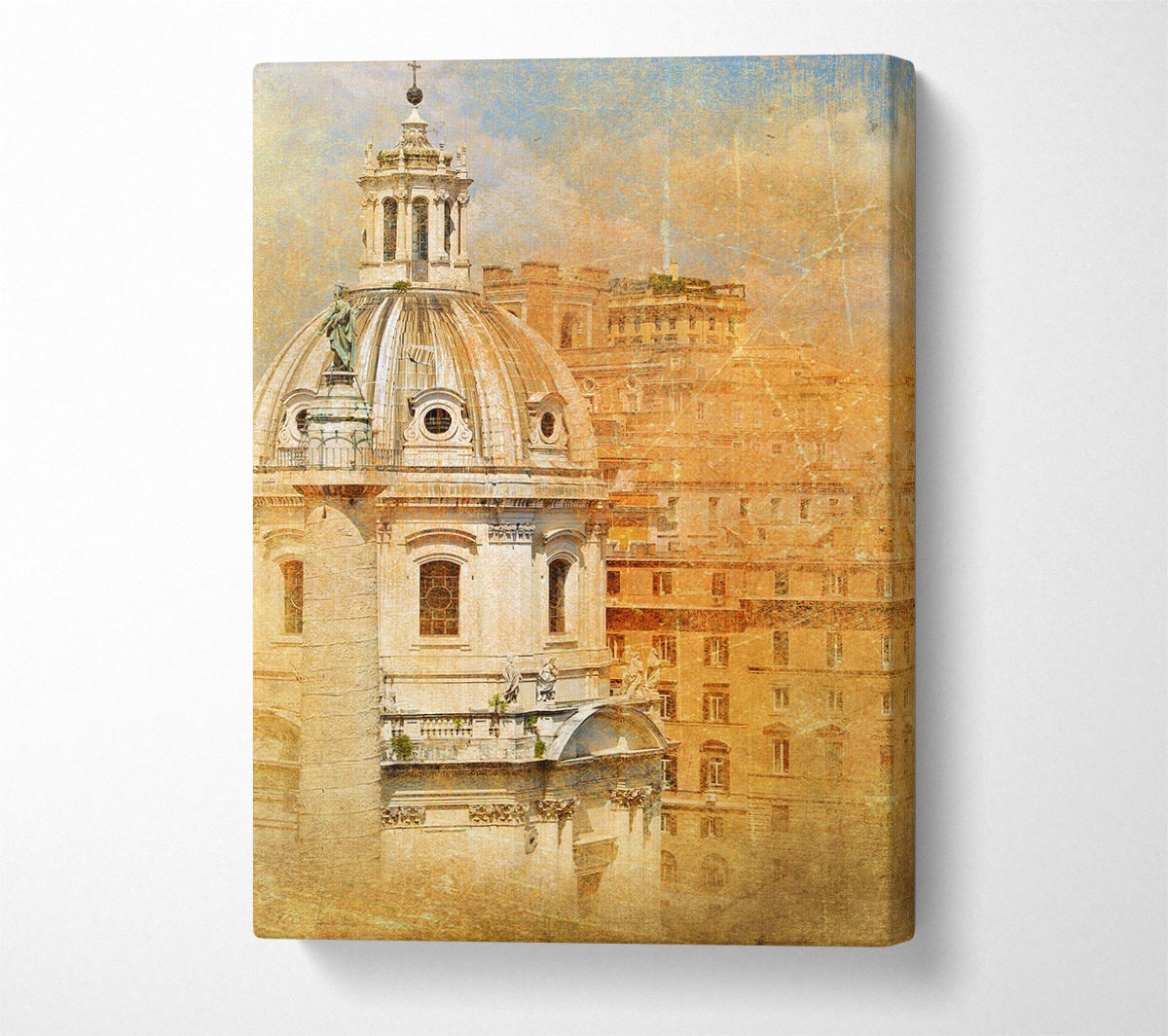 Ancient St Peters Basilica Canvas Wall Art