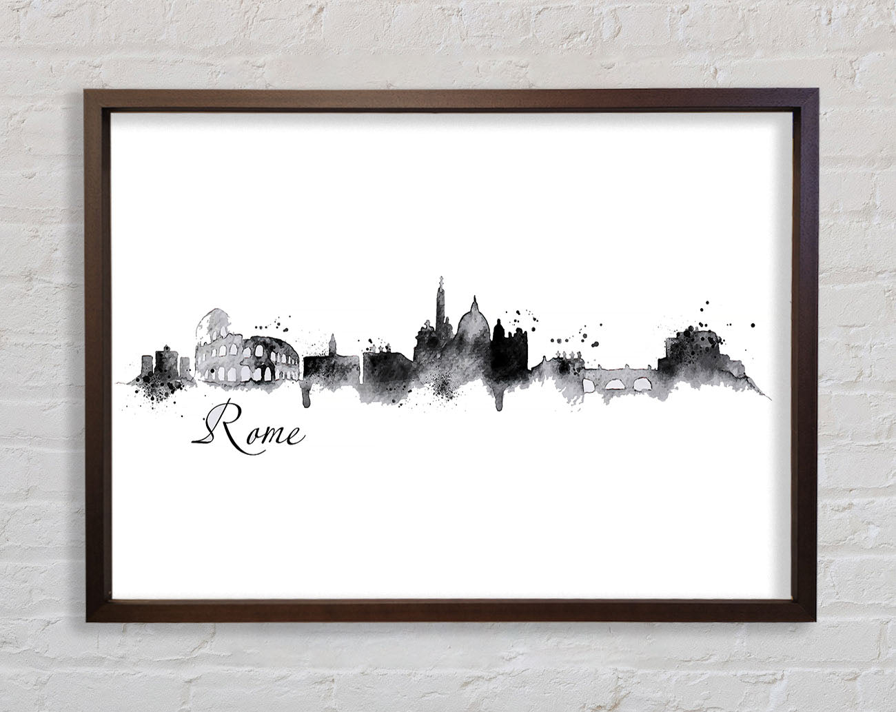 Black Outline Framed Wall Art