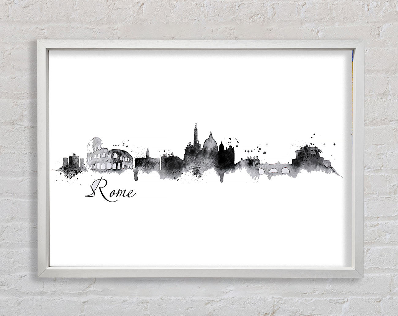 Black Outline Framed Wall Art