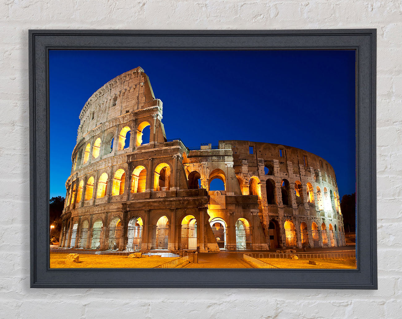 Colosseum Under The Twilight Framed Wall Art