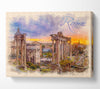 The Roman Forum Canvas Wall Art