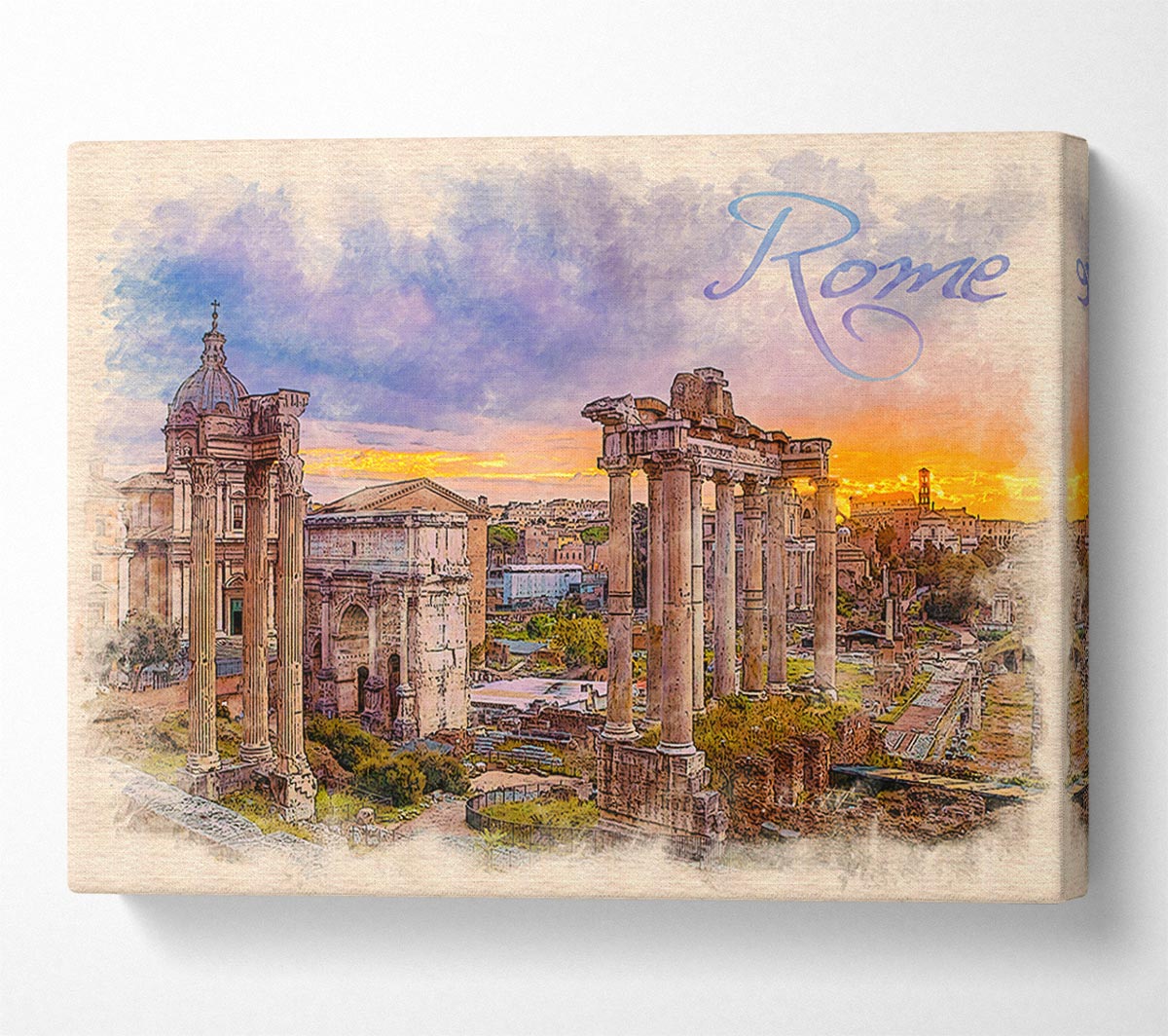 The Roman Forum Canvas Wall Art