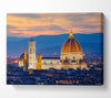 St Peter's Basilica Night Glow Canvas Wall Art