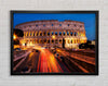 Colosseum Night Speed Framed Wall Art