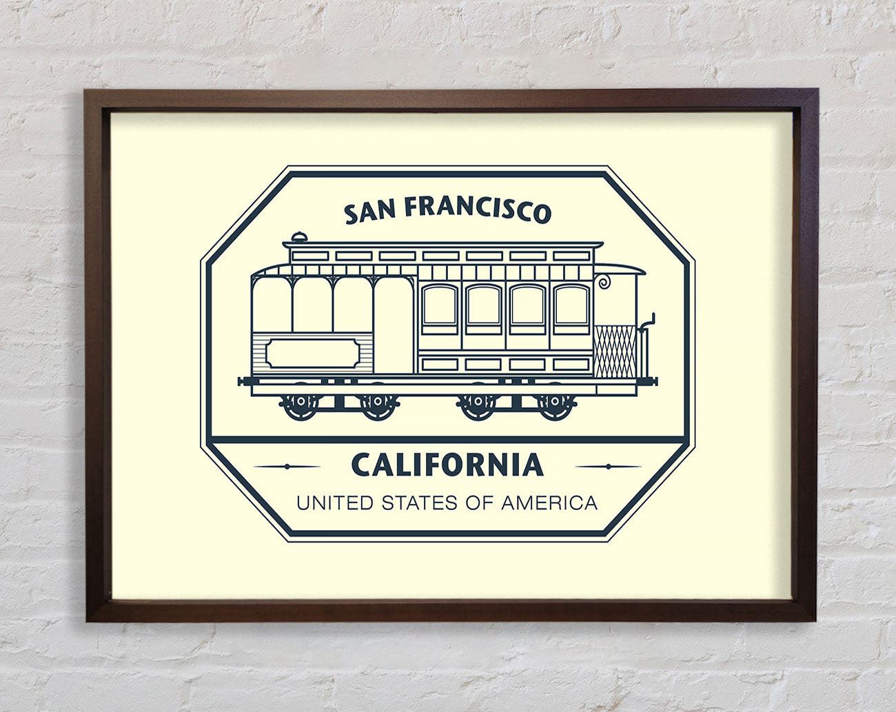 Cable Car 4 Framed Wall Art