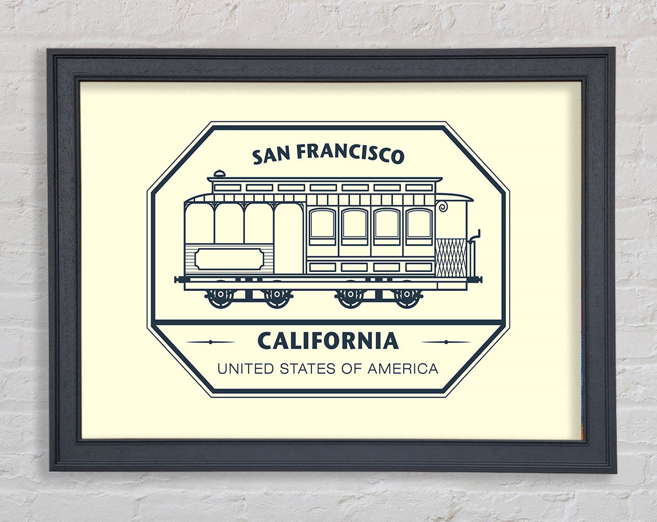 Cable Car 4 Framed Wall Art
